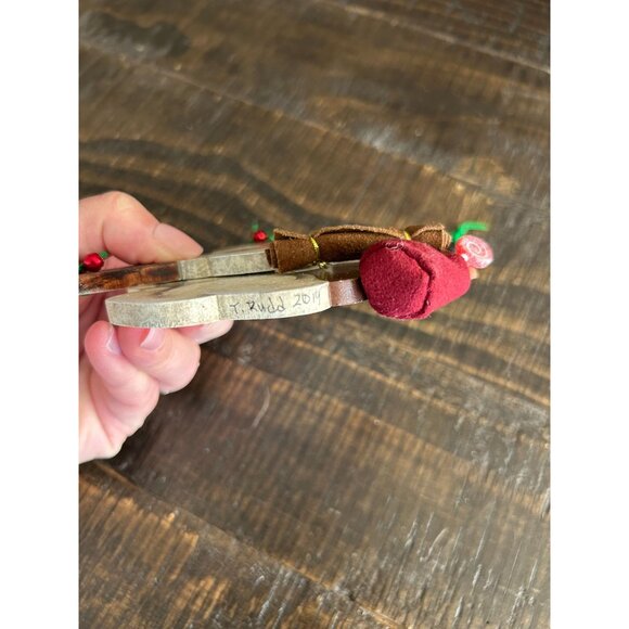 Handmade Christmas Koala Bear Ornament With Candy Cane Backpack - Picture 4 of 6